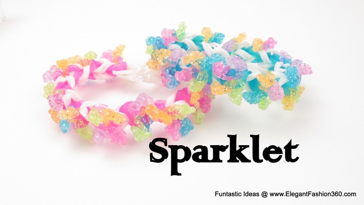 Rainbow Loom Sparklet Bracelet - How to