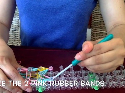 [TUTO] Crazy. Rainbow loom red and white heart STEP BY STEP