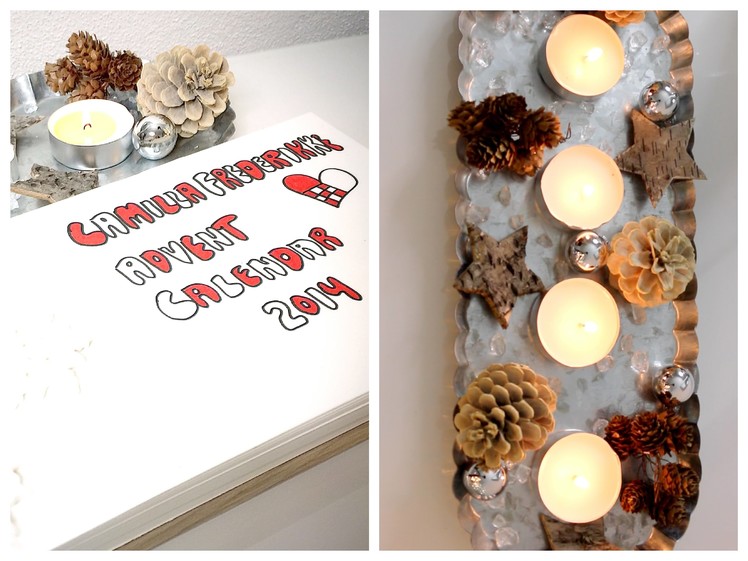 (ami's Advent Calendar 2014 | Dec 2, DIY Christmas Advent Wreath
