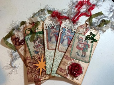 Christmas in July Tags for Gina's Designs