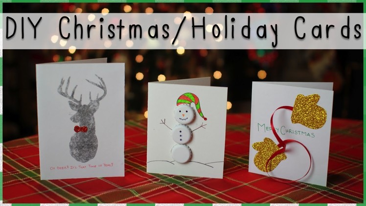 DIY Christmas.Holiday Cards | Mademoiselle Ruta