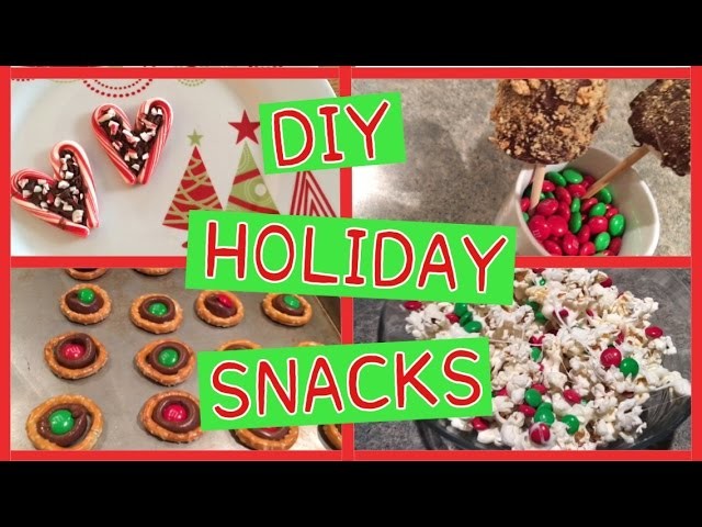 Easy DIY Christmas Treats & Holiday Party Snack Ideas! Pinterest Inspired!