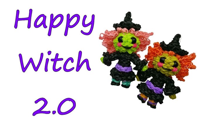Happy Witch 2.0 Tutorial by feelinspiffy (Rainbow Loom)