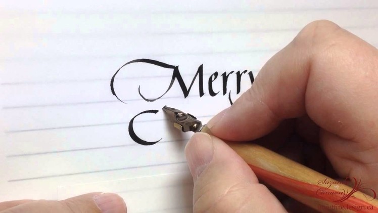Merry Christmas 2014 - Italic Calligraphy