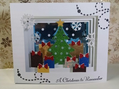 2014 #23 A Christmas to Remember Shadow Box Christmas Card