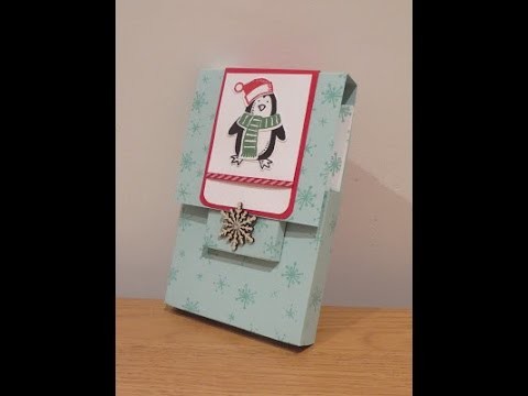Christmas Cards and Tags Gift Box Video Tutorial using Snow Place by Stampin' Up