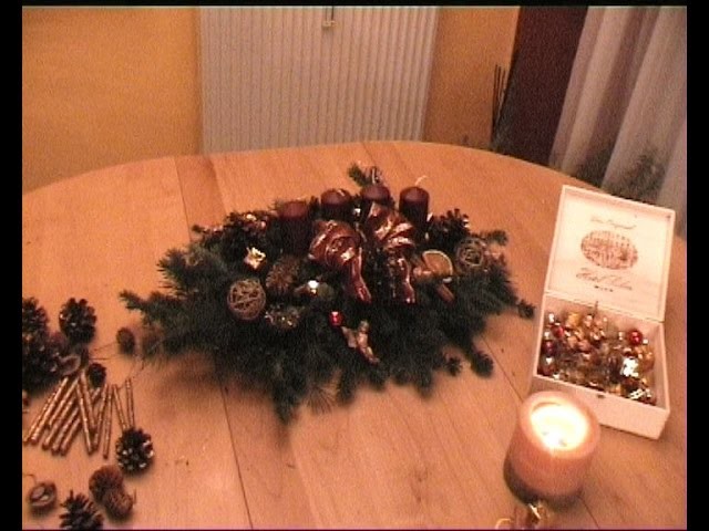 DIY Christmas. Centro de mesa de adviento parte 2. Advent ornament part 2