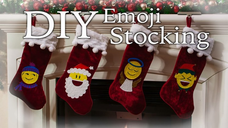 DIY Emoji Stocking