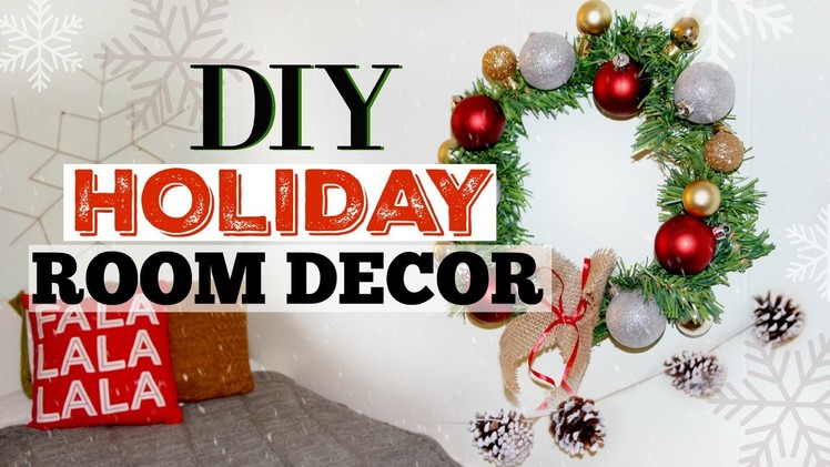 DIY Simple & Affordable Holiday Room Decor Ideas | Countdown to Christmas!