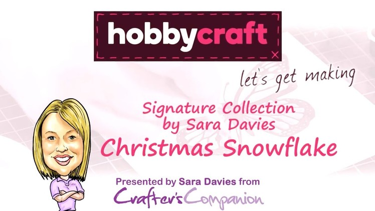 How to Make a Christmas Snowflake Card | Hobbycraft