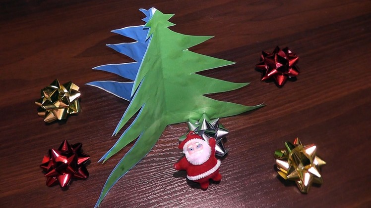 How to make a Christmas tree out of paper (for beginners)