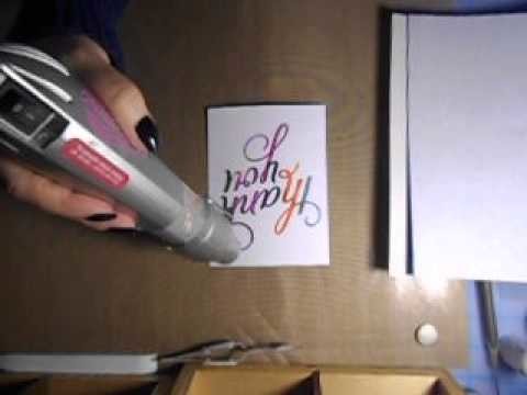 MISTI Rainbow Technique Card