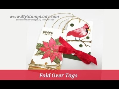 Stampin' Up! Christmas Fold Over Tags