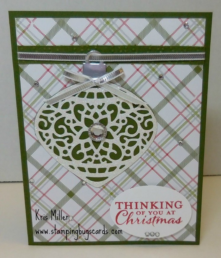 Stampin' Up! Delicate Ornament Christmas Card