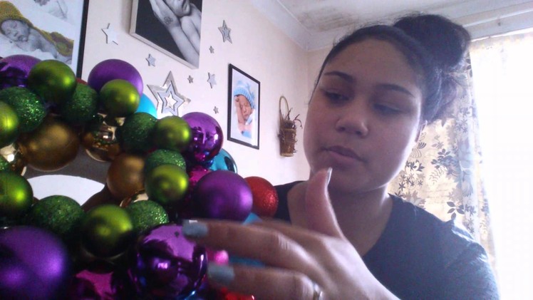 SYD * DIY Christmas Ornament Wreath *
