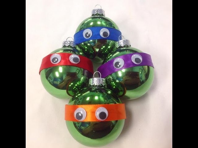Teenage Mutant Ninja Turtle Christmas Ornaments  DIY | #12