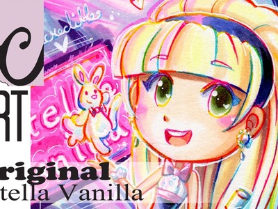 The Incredible Estella Vanilla. Rainbow Line Art (Copic Marker Coloring)