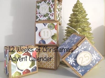 12 Weeks of Christmas | Advent Calender Using Stampin' Up! Tiny Treat Boxes