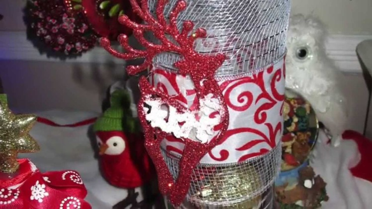 25 Days of Christmas Crafts Day #20| DIY Dollar Tree Apothecary Jars