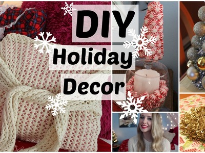 5 Easy DIY Holiday Decor Under $5 (DIY Room Decor, DIY Christmas Decor Ideas!)
