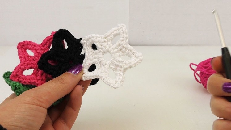 Crochet Home Decor – DIY Stars for Christmas – Decorative Items – How to crochet for beginners
