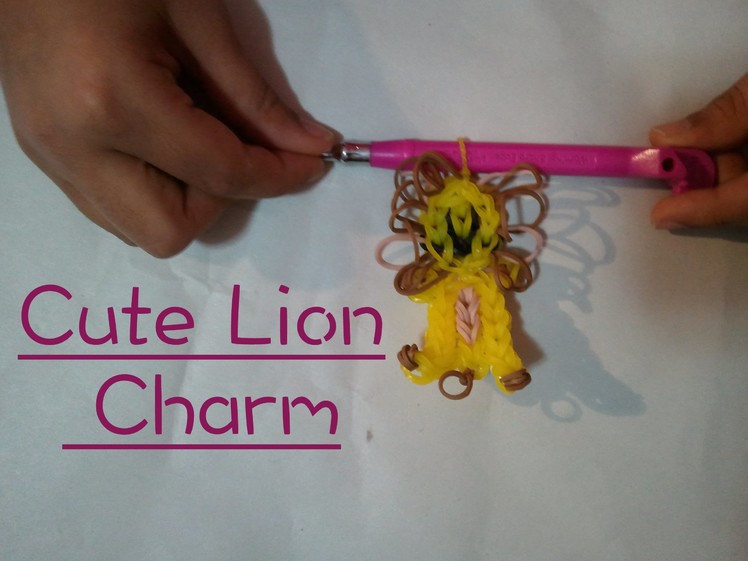 Cute Lion Charm (Rainbow loom)