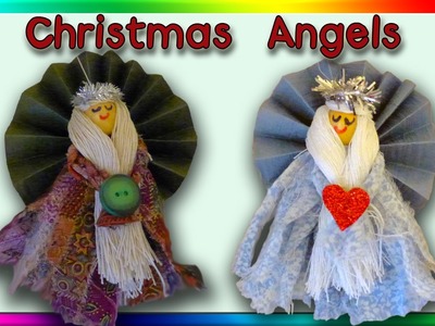 DIY Christmas Angel Ornaments