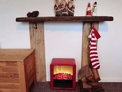 DIY Christmas Fireplace
