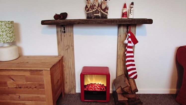 DIY Christmas Fireplace