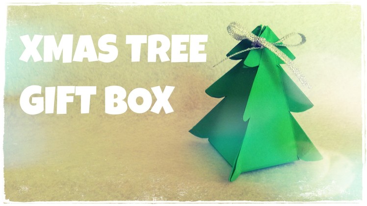 DIY Christmas Ornament - CHRISTMAS GIFT BOX Tutorial