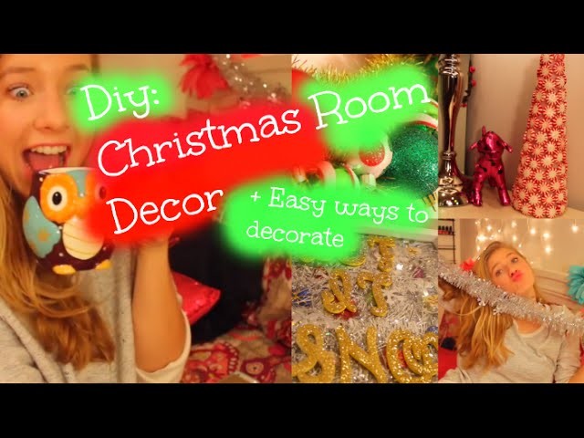 DIY Christmas Room Decor⎜QUICK & EASY