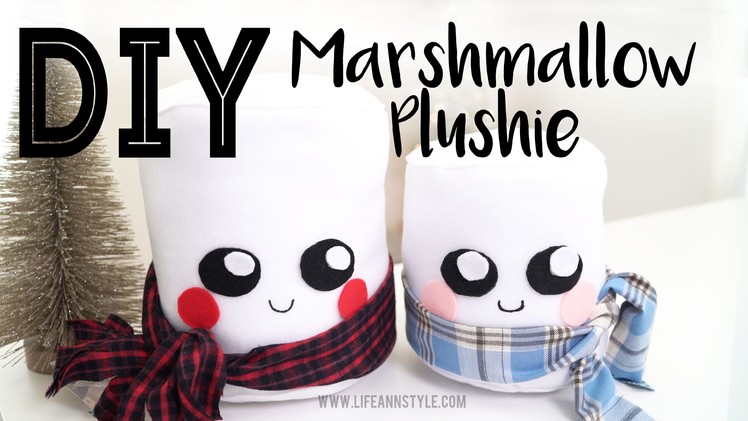 DIY CUTE Marshmallow Plushies | Christmas Gift Idea | ANNEORSHINE