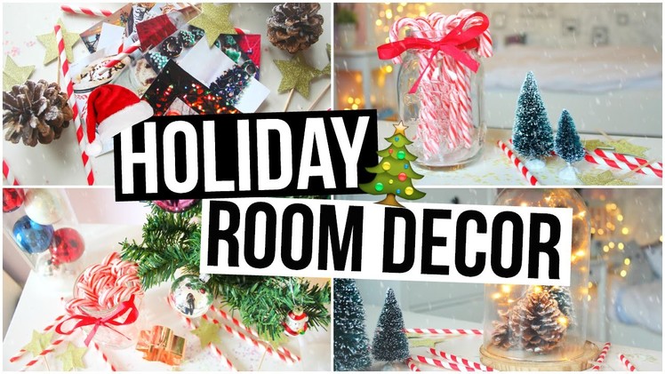 DIY Holiday Room Decor! Easy Christmas Decorations 