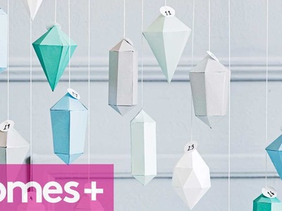 DIY IDEA: Advent Christmas gem ornaments - homes+
