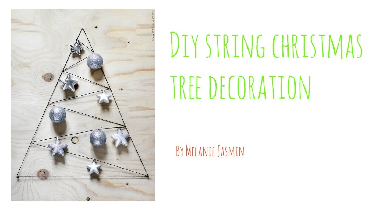 Diy String Christmas Tree