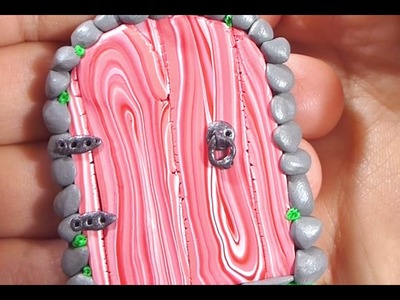Fairy Door Pendant Polymer Clay Jewelry Tutorial Video
