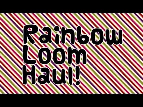 Follow Me Around + Huge Rainbow Loom Haul Video