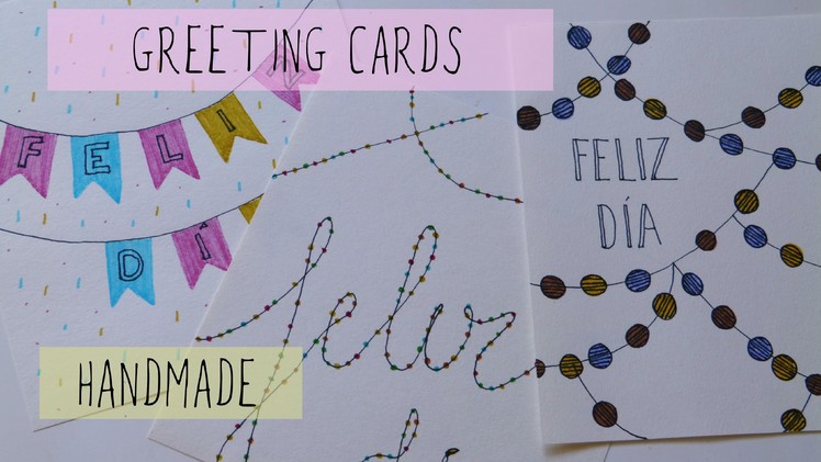 Greeting cards ideas. Handmade (Birthday, Christmas)