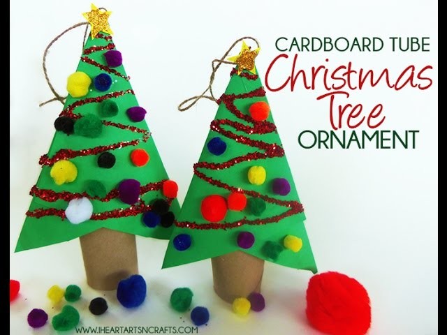 How To Make a Christmas Tree | Recycling Crafts for Kids | DIY Christmas Decorations