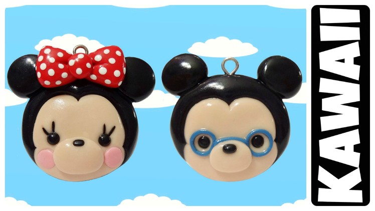 Kawaii Minnie & Mickey | Polymer Clay Charms Tutorial |