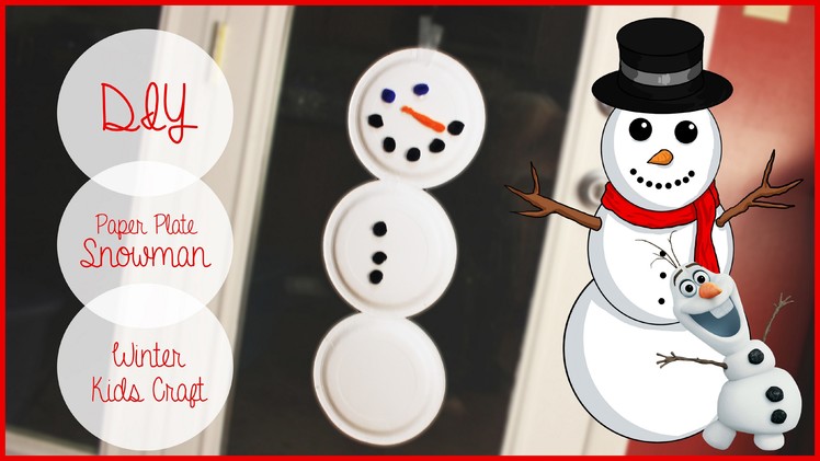 Kids DIY Snowman From Dollar Tree Paper Plates | Christmas Collab | Planning | #diyczokamas