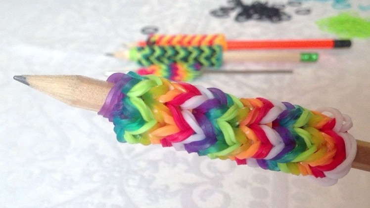 Loom bands designs - Rainbow Loom Nederlands Rainbow Loom Pencil Grip