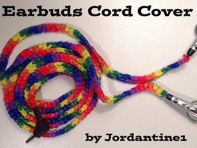 New Earbuds Cord Cover - Alpha. Rainbow Loom Rubber Bands - Hook Only - Loomless