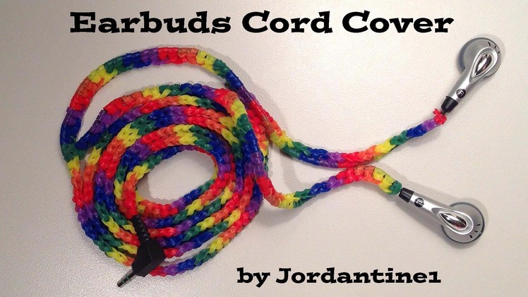 New Earbuds Cord Cover - Alpha. Rainbow Loom Rubber Bands - Hook Only - Loomless