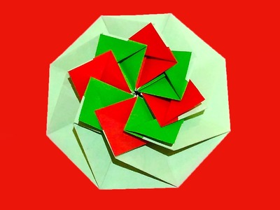 Origami gift envelope! Origami octagonal tato.  Great ideas for Christmas