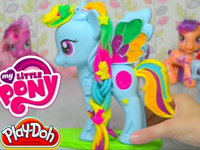 Play doh Rainbow Dash My Little Pony Style Salon 2015 Review and Make - Kids Toys