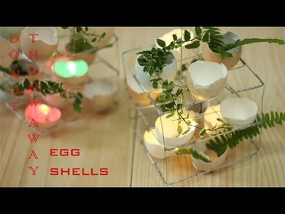 What to do with egg shells Ⅱ|  christmas decoration. lighting design