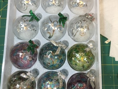 Christmas Ornaments with Metal Tape