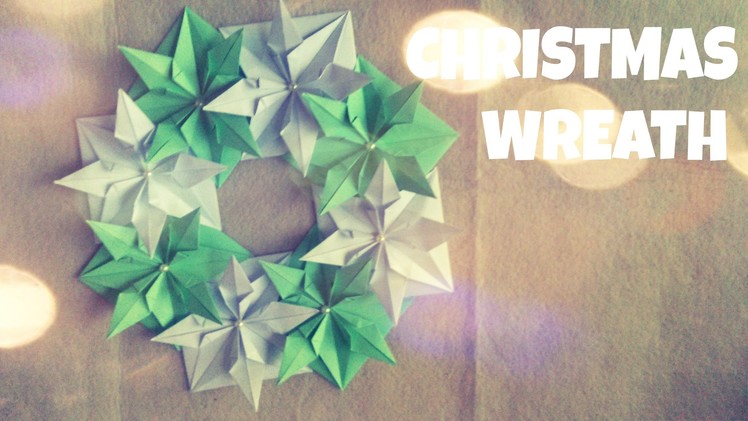 DIY Christmas Ornament - CHRISTMAS WREATH Tutorial