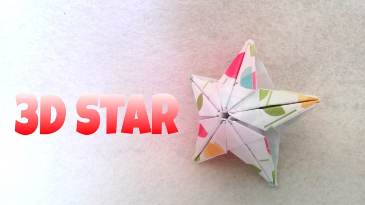 DIY Origami Ornament - Origami Star Ornament